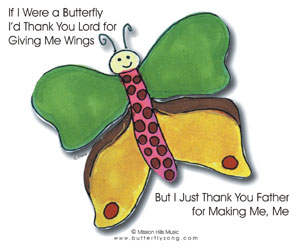 OFFICIAL WEBSITE THE BUTTERFLYSONG, If I Were a Butterfly, Brian Howard:  HOME